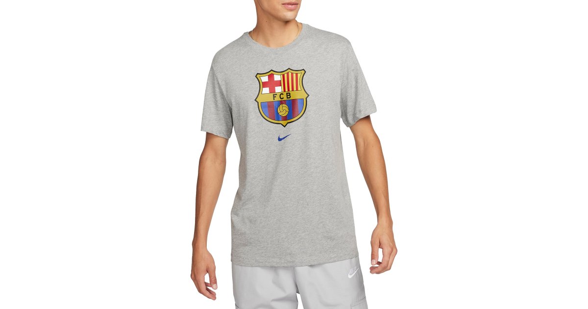 T-shirt Nike FC Barcelona Crest Grå | dj1306-063, 1