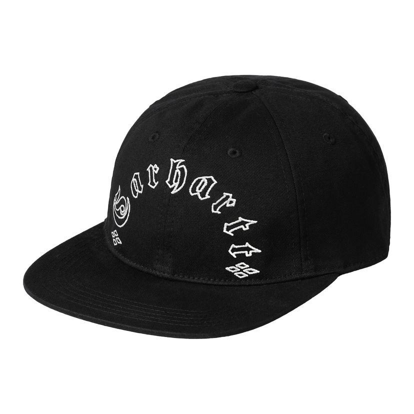 Keps Carhartt WIP Black Baseball Cap with Logo Svart | I034359_1