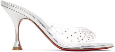 Tillbehör Christian Louboutin Christian Louboutin Degramule Strass 85 Heeled Sandals Metallisk | 3220417, 0