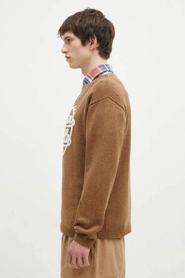 Sweater Human Made Heart Knit Sweater Brun | HM28CS018, 1