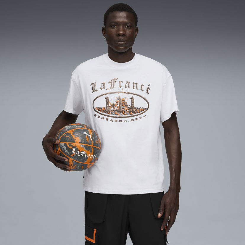 T-shirt Puma LAFRANCE HEEM Graphic Tee Vit | 632477_01