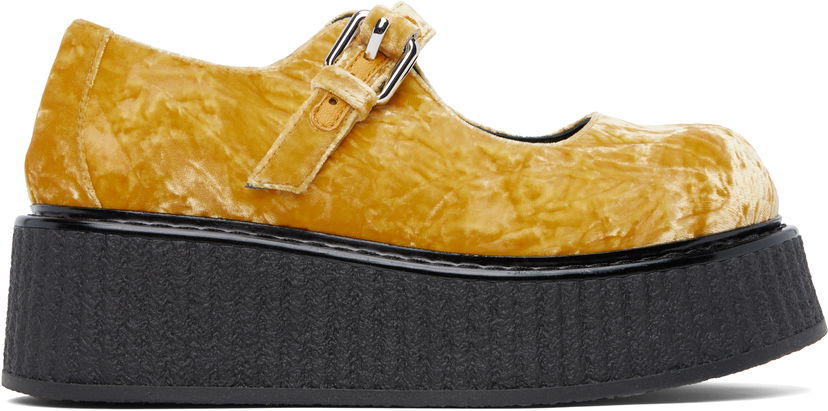 Tillbehör Moschino Moschino Olivia Platform Loafers Gul | MA10806I0MML040A