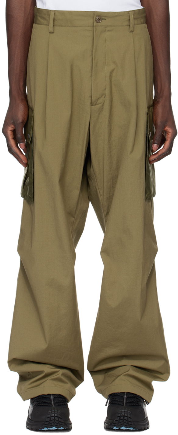 Cargo byxor Moncler Cargo Pants Grön | J10912A00030549P5