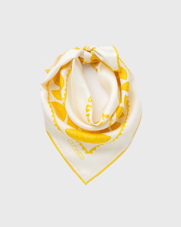 Halsduk CLOSED Tequila Sunset Print Scarf Gul | C80806-27D-PR-445, 2