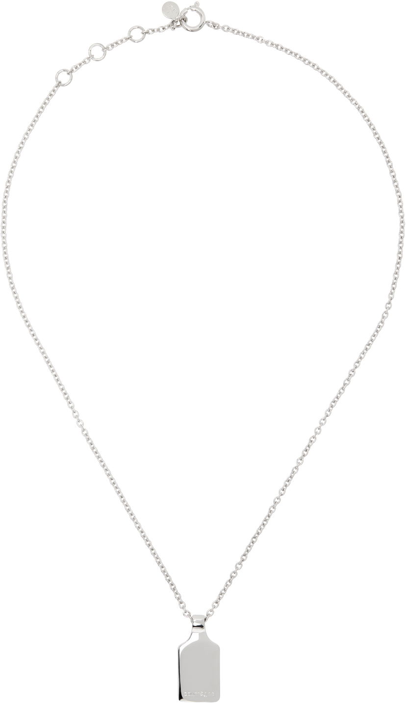 Halsband Courrèges Charm Necklace With Pendant Metallisk | 324ACO029LA0001