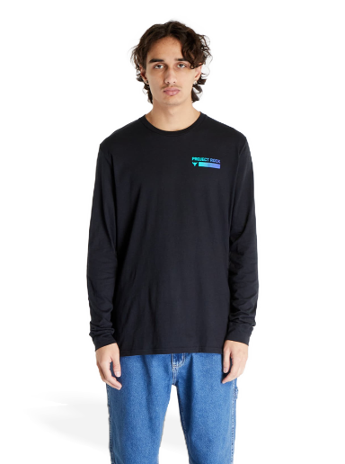T-shirt Under Armour Project Rock Brahma Long Sleeve Tee Svart | 1379840-001