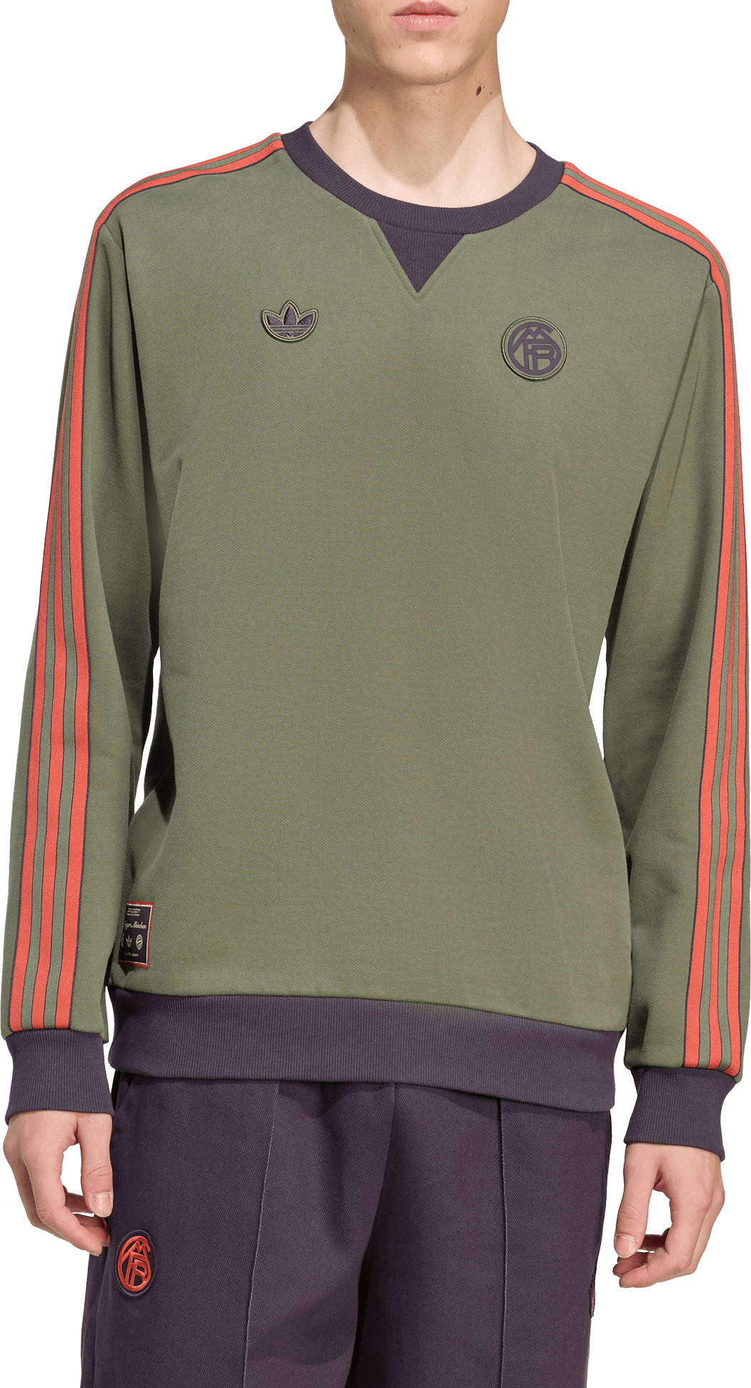 Sweatshirt adidas Originals FC Bayern Munich Icon Sweatshirt Grön | jm9428, 1