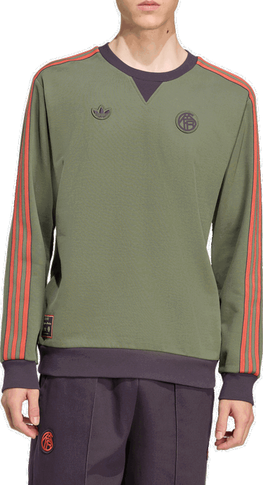 Sweatshirt adidas Originals FC Bayern Munich Icon Sweatshirt Grön | jm9428, 1