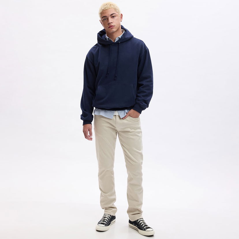 Byxor GAP Denim Pants Slim Fresh Praline Beige | 876543-02