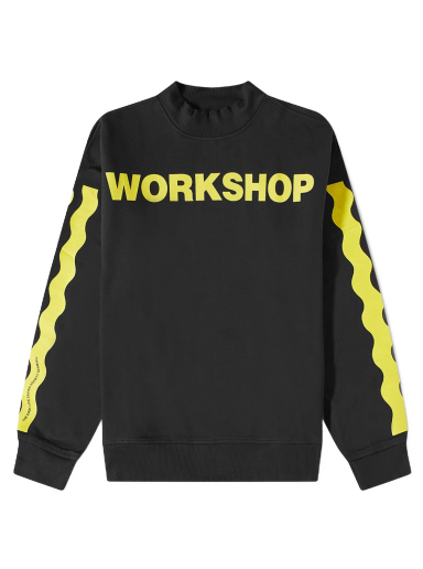 Sweatshirt 032C Workshop Mock Neck Sweatshirt Svart | FW22-C-2020