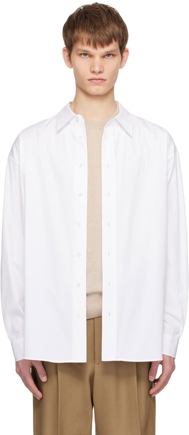 Skjorta The Row Classic Fit Shirt Vit | 636-W2068