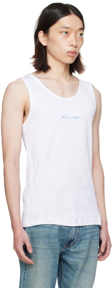Linne Études Pippen White Tank Top Vit | E24MM161A03200, 1