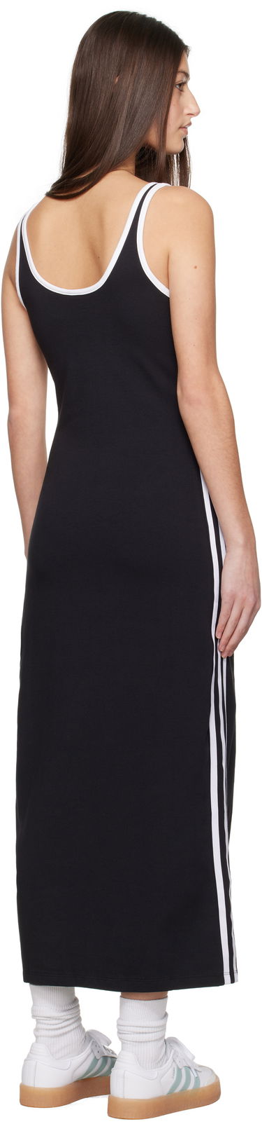 Klä adidas Performance 3-Stripes Tank Maxi Dress Svart | JD4619, 2