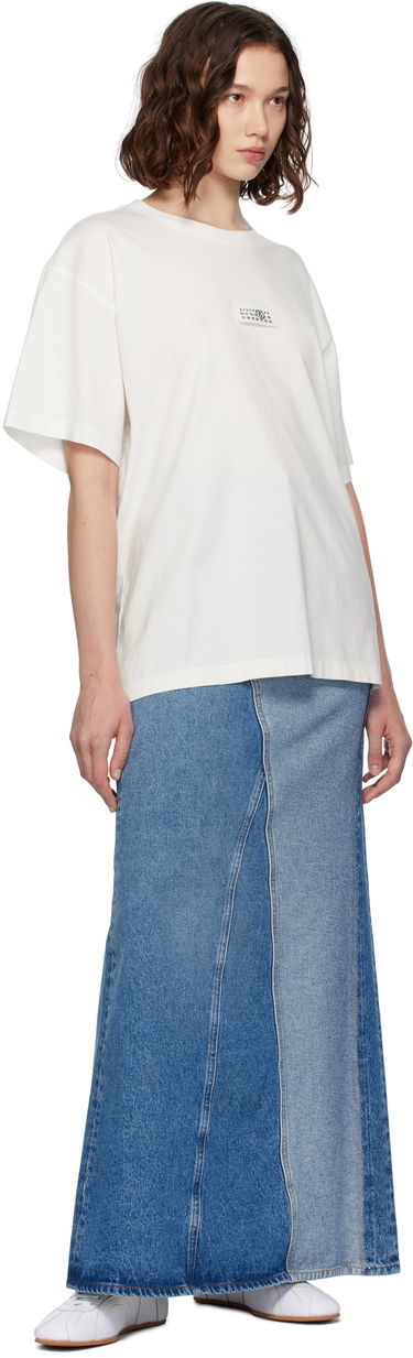 Kjol Maison Margiela MM6 Maison Margiela Faded Denim Maxi Skirt Blå | S52MI0025 M30018, 3