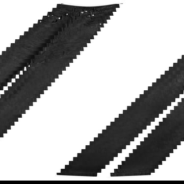 Jeans Rick Owens DRKSHDW Geth Coated Jeans Svart | DU02E7351-BW-99X, 1