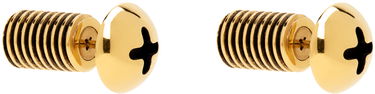 Örhängen Balenciaga Garage Screw Earrings Beige | 770134-TZ99J-0604, 1