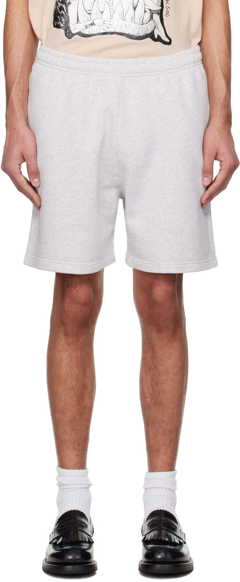 Shorts Acne Studios Organic Cotton Shorts Grå | CE0063-
