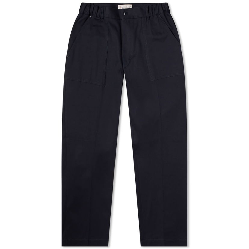 Byxor Moncler Cotton Trousers Mörkblå | 2A000-28-M4170-742