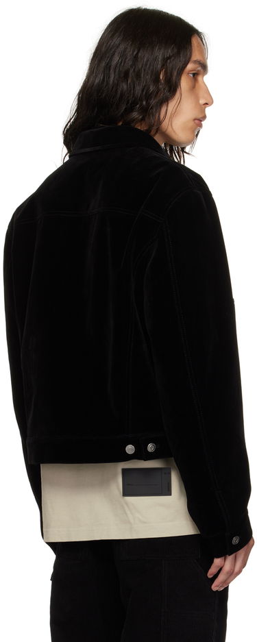 Jacka We11done We11done Velvet Crop Jacket Svart | WD-JK3-23-041-M-BK, 2