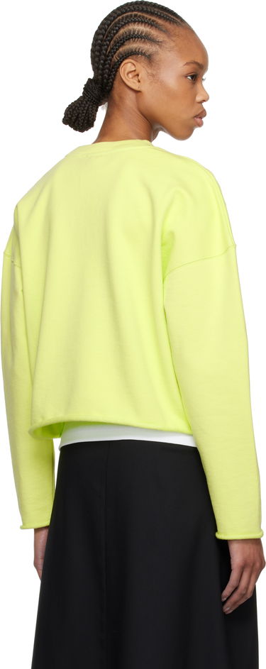 Sweater KENZO Kenzo 'Jungle Flower' Cropped Sweatshirt Gul | FF52SW1774MF, 2