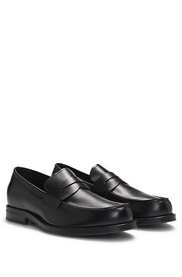 Sneakers och skor BOSS Penny Loafers Svart | 50536695