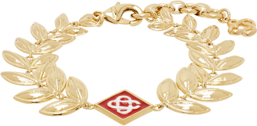 Armband Casablanca Laurel Leaf Gold Bracelet Metallisk | APS25-JW-254-01