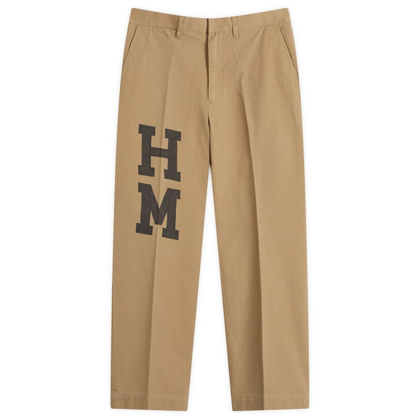 Byxor Human Made Human Made Wide Chino Pants, Size Large Beige | HM28PT012-BG