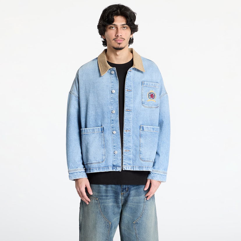 Jacka Tommy Hilfiger Tommy Jeans Relaxed Chore Denim Jacket Blå | DM0DM21049 1AB