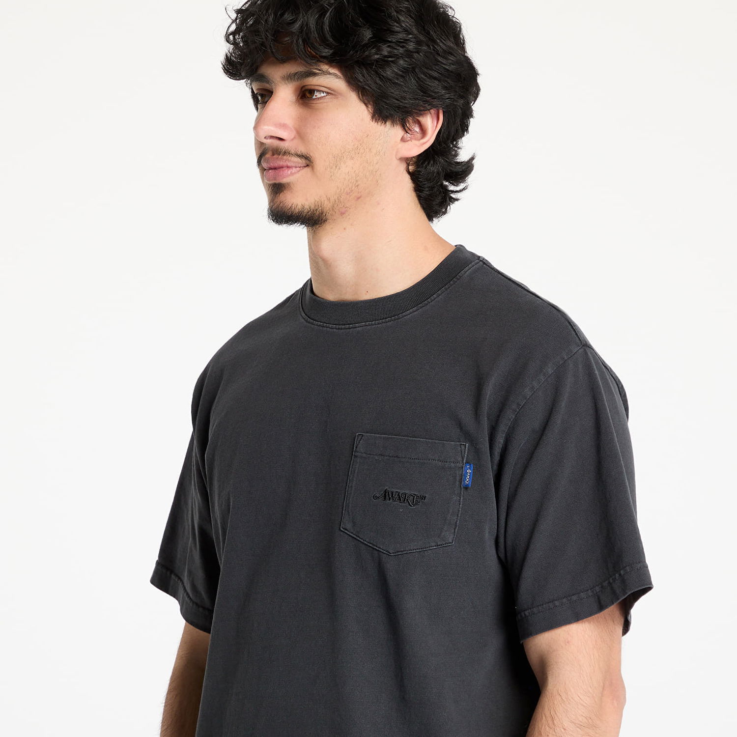 T-shirt Awake NY Awake NY Pocket Short Sleeve T-Shirt Svart | AWK-SP25-TP011-BLK, 1