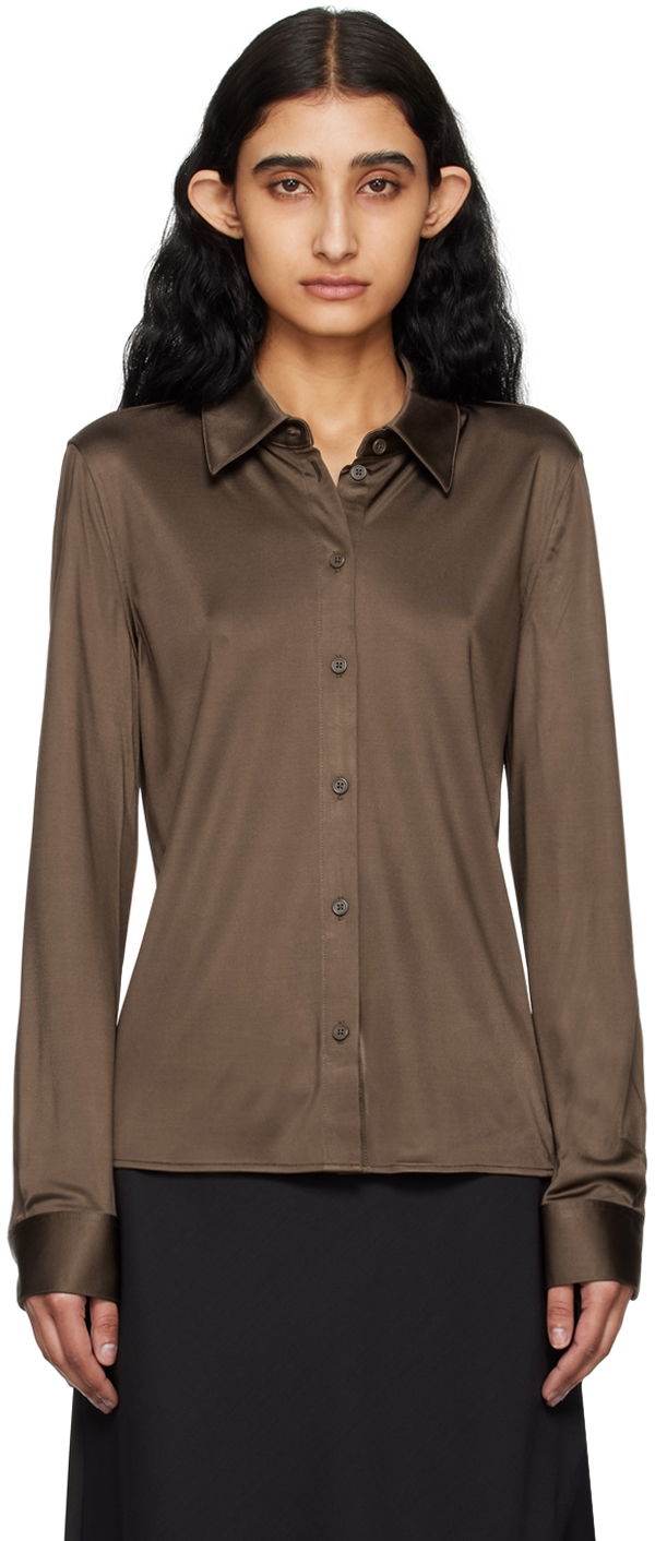 Skjorta Helmut Lang Slim Fit Shirt Brun | O02HW515