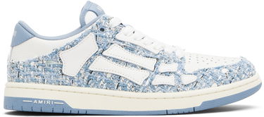 Sneakers och skor AMIRI AMIRI Bouclé Skel Top Low Blå | AMFOSR1141, 0