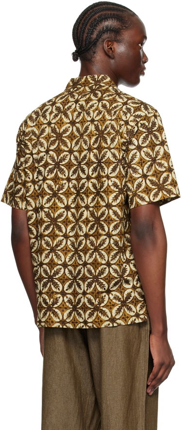 Skjorta Universal Works Universal Works Camp Shirt Brun | P3058, 2