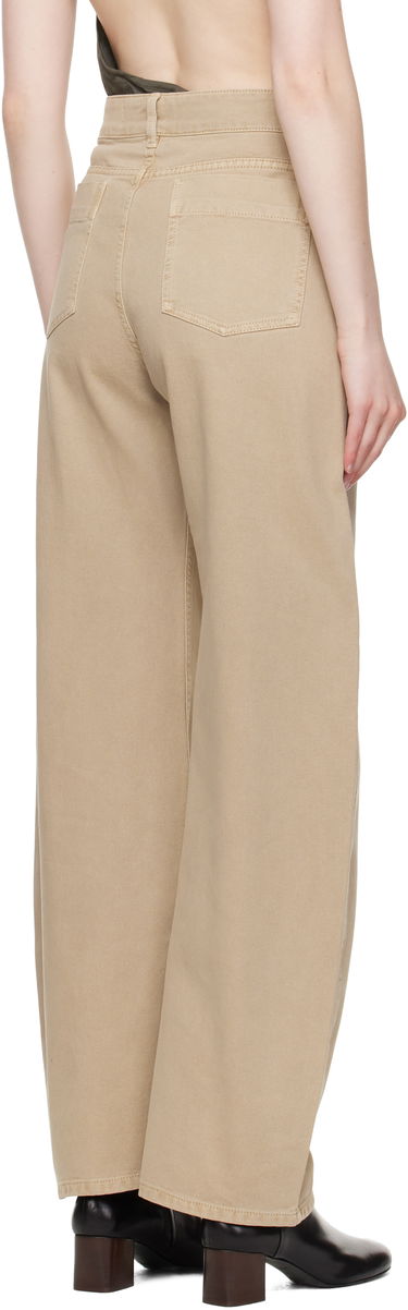 Jeans LEMAIRE Lemaire High-Waisted Curved Jeans Beige | PA1052 LD1042, 2