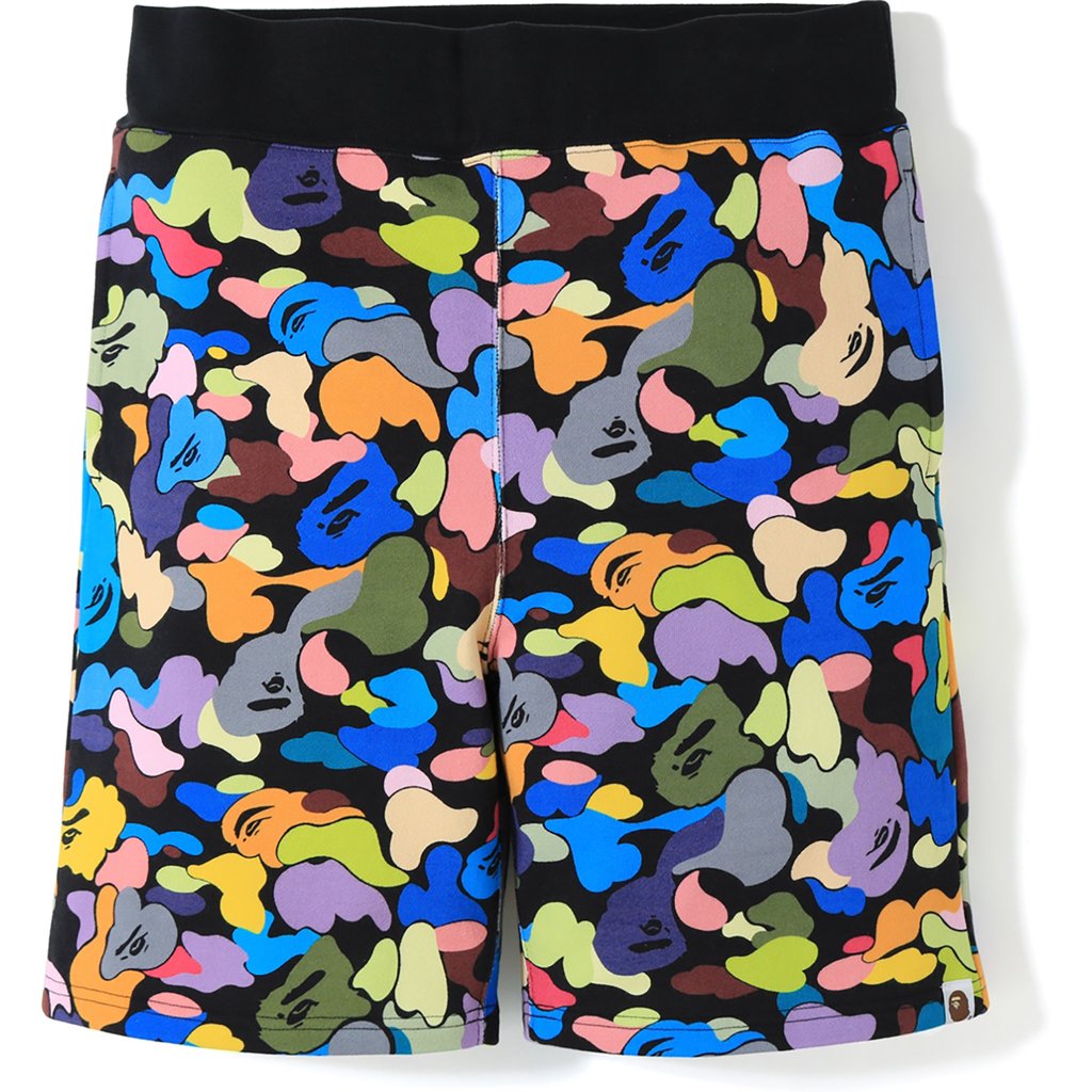 Shorts BAPE Multi Camo Sweat Shorts Svart | 1G80-153-009, 0
