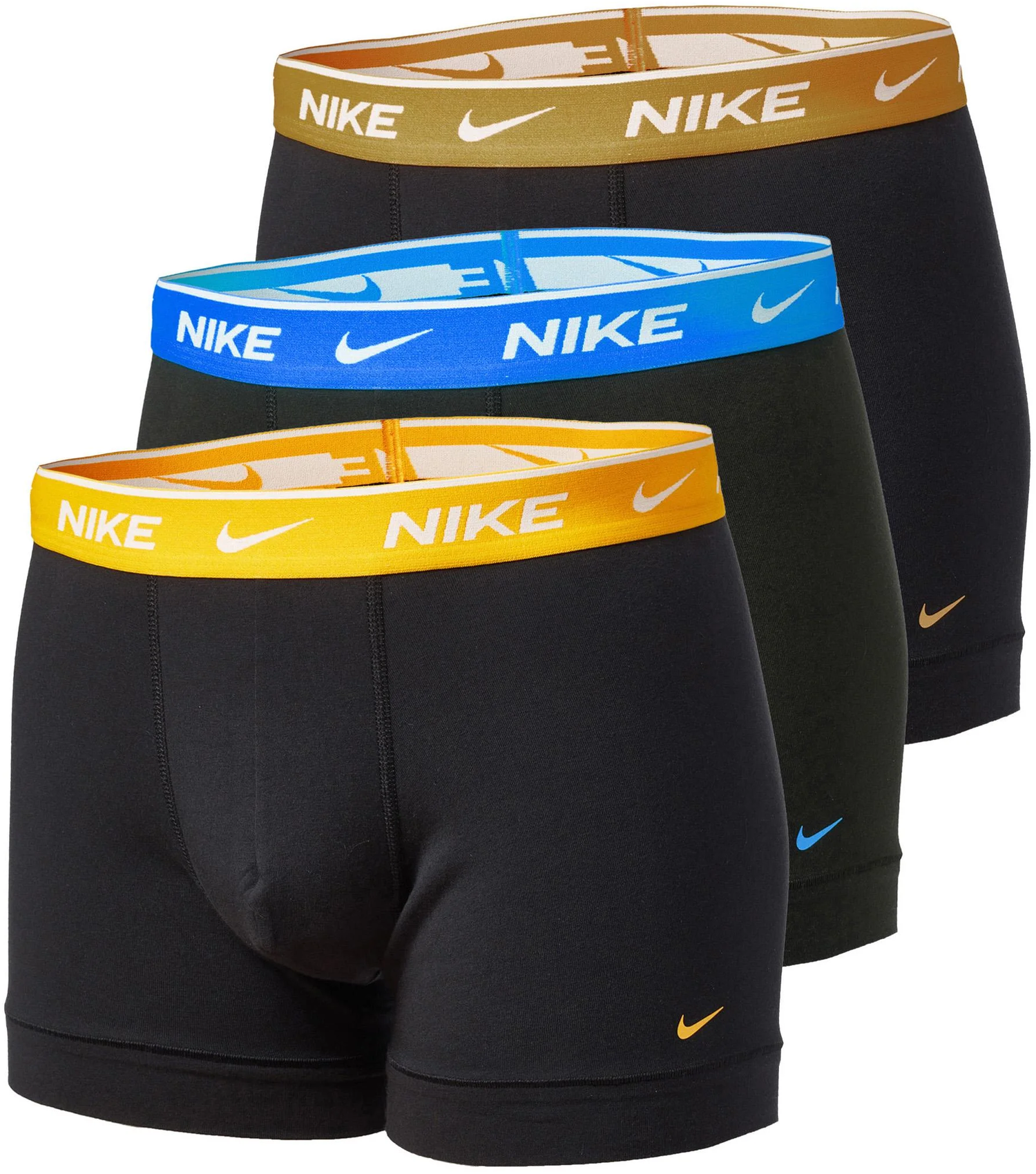 Boxare Nike Cotton Trunk 3 Pairs Boxer Shorts Flerfärgad | ke1008-ez1, 1