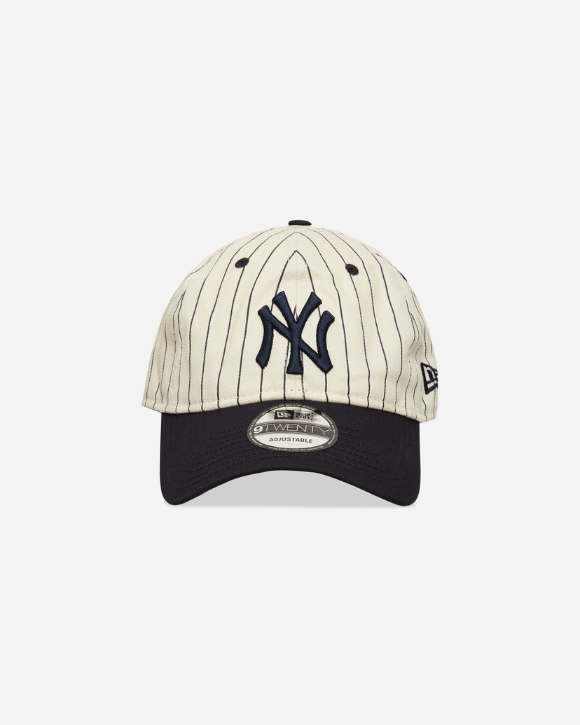 Keps New Era New York Yankees Pinstripe Adjustable Cap Beige | IH36 410