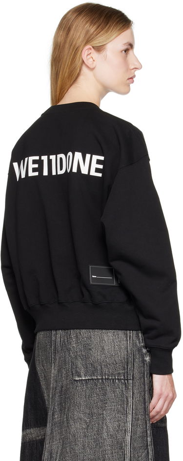 Sweater We11done Movie Collage Graphic Sweatshirt Svart | WD-TS3-22-743-U-BK, 2