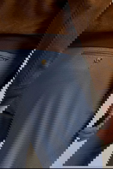 Byxor Polo by Ralph Lauren Slim Fit Chinos Pants Grön | 710856719, 4