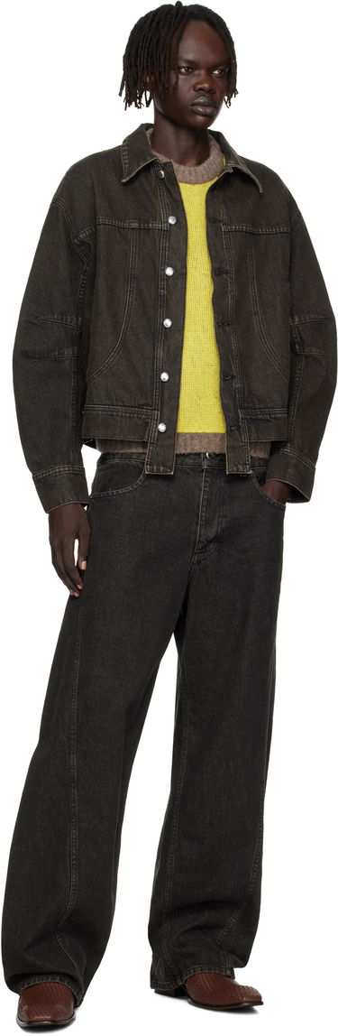 Jacka Eckhaus Latta Eckhaus Latta 'El Jacket Redux' Denim Jacket Svart | 1224-EL-PF25-S, 3