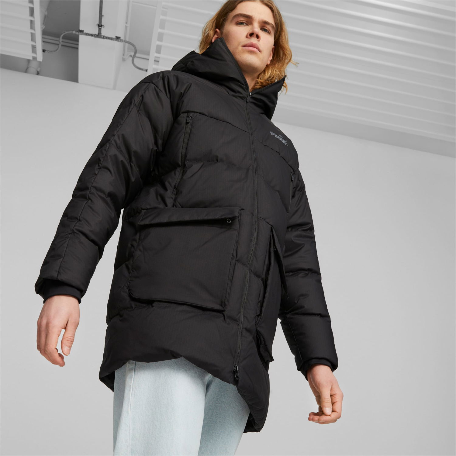 Jacka Puma Daunenmantel mit Svart | 675378_01, 0