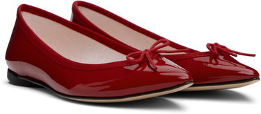 Klä Repetto Repetto Brigitte Pointy Toe Ballerina Flats Röd | V1556V, 3