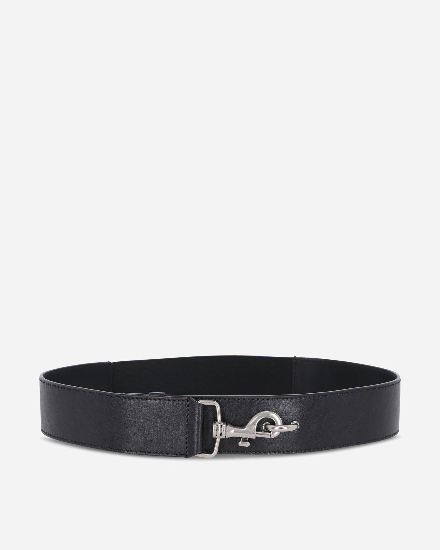Bälten Dries Van Noten Elasticated Leather Belt Svart | 252-021404-151 900, 1