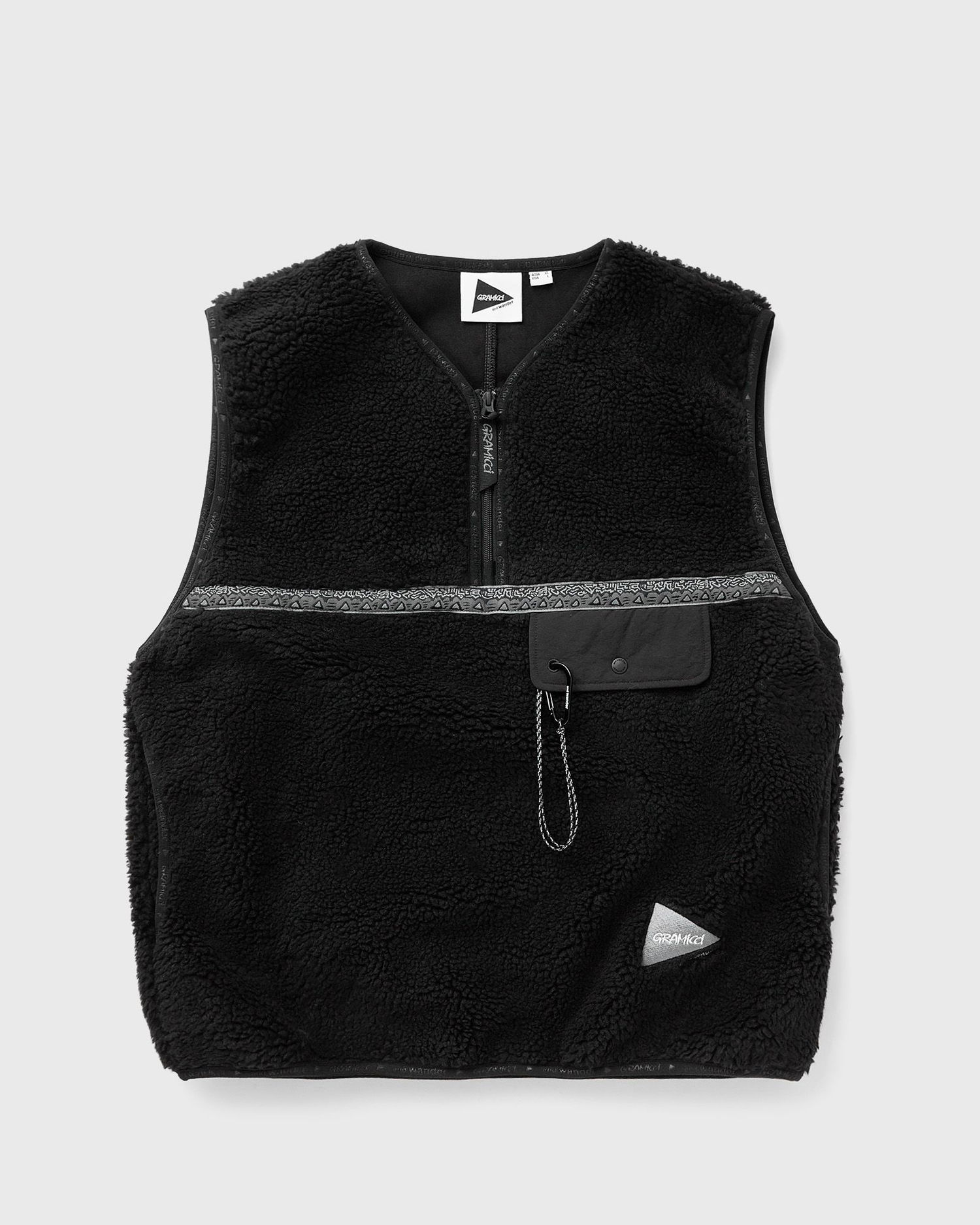 Väst GRAMICCI Fleece Vest with Chest Pocket Svart | GUJ4-F3006-M-BLACK, 0