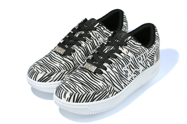 Sneakers och skor BAPE Bape Sta Low "Zebra" Svart | 1G30191005, 1