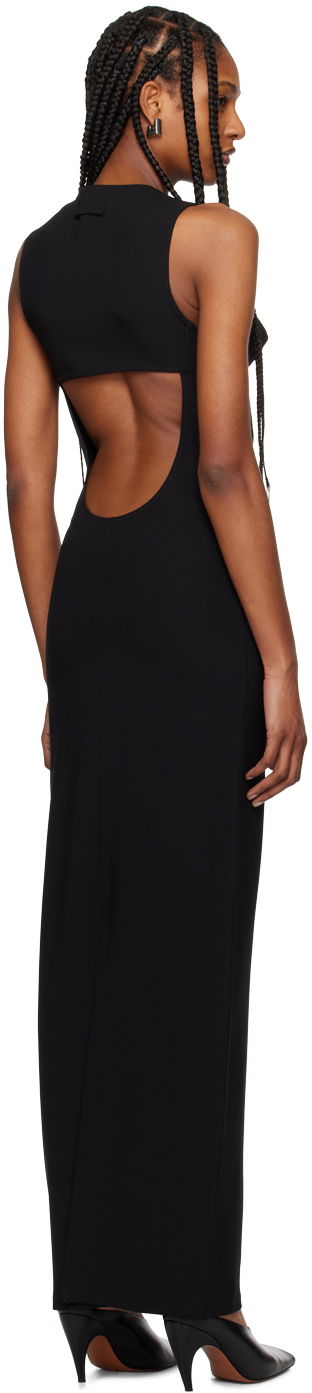 Klä Jean Paul Gaultier Gaultier Cone Bra Maxi Dress Svart | 24/25-F-RO122-J053-00, 2