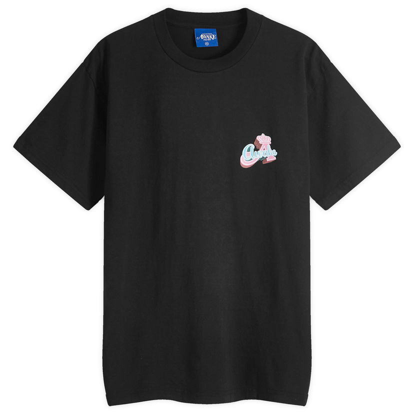 T-shirt Awake NY Crown A T-Shirt Svart | AWK-FW24-TS302-BLK