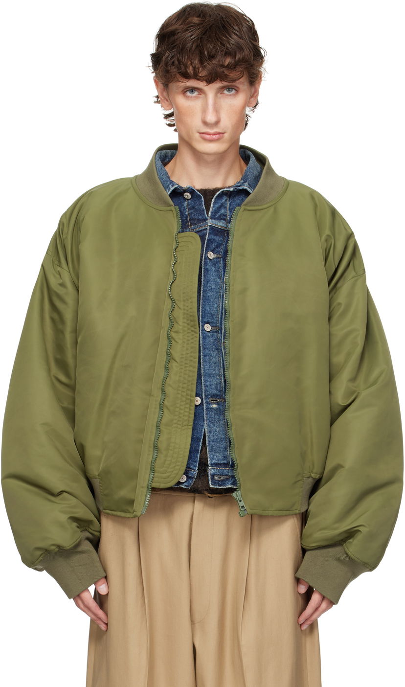 Bomberjacka HED MAYNER Bomber Jacket Grön | HMMZ10014A-HZ076B