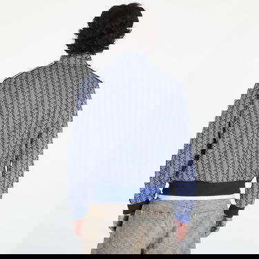 Sweatshirt Lacoste Paris Jacquard Monogram Zipped Sweatshirt Mörkblå | SH1368-00-QIE, 3