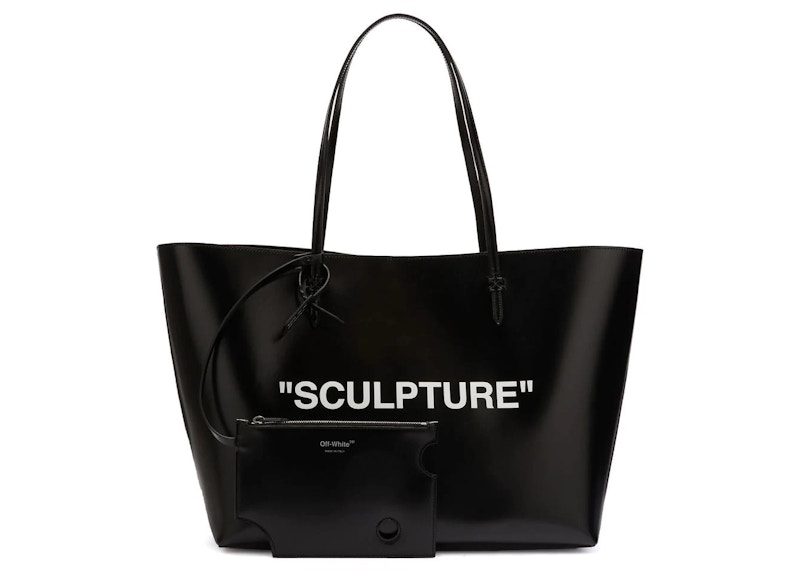 Tygpåse Off-White Off-White Day Off 40 Sculpture Tote Bag Svart | OWNA186F22LEA0011001