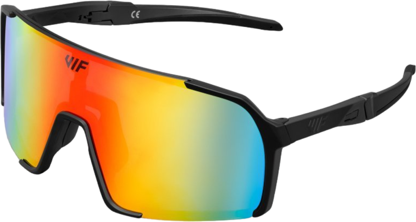 Solglasögon VIF VIF One Kids Polarized Sunglasses Svart | kid-125-pol
